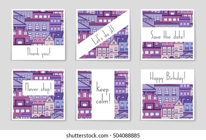 Abstract vector layout house background set. For art template design, list, page, mockup brochure theme style, banner, idea, cover, booklet, print, flyer, book, blank, card, ad, sign, sheet, flyer, a4