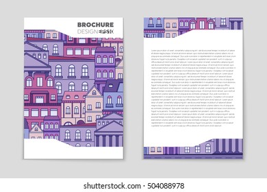 Abstract vector layout house background set. For art template design, list, page, mockup brochure theme style, banner, idea, cover, booklet, print, flyer, book, blank, card, ad, sign, sheet, flyer, a4