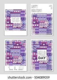 Abstract vector layout house background set. For art template design, list, page, mockup brochure theme style, banner, idea, cover, booklet, print, flyer, book, blank, card, ad, sign, sheet, flyer, a4