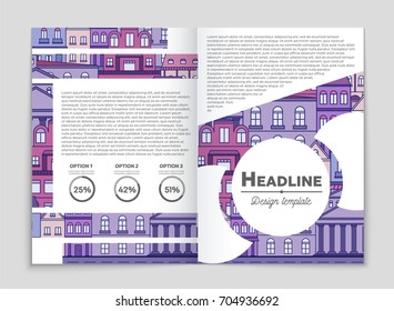 Abstract vector layout house background set. For art template design, list, page, mockup brochure theme style, banner, idea, cover, booklet, print, flyer, book, blank, card, ad, sign, sheet, a4