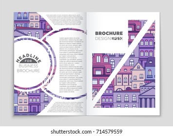 Abstract vector layout house background set. For art template design, list, page, mockup brochure theme style, banner, idea, cover, booklet, print, flyer, book, blank, card, ad, sign, sheet, a4