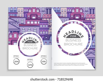 Abstract vector layout house background set. For art template design, list, page, mockup brochure theme style, banner, idea, cover, booklet, print, flyer, book, blank, card, ad, sign, sheet, flyer, a4