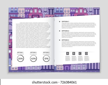 Abstract vector layout house background set. For art template design, list, page, mockup brochure theme style, banner, idea, cover, booklet, print, flyer, book, blank, card, ad, sign, sheet, flyer, a4