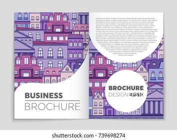 Abstract vector layout house background set. For art template design, list, page, mockup brochure theme style, banner, idea, cover, booklet, print, flyer, book, blank, card, ad, sign, sheet, a4