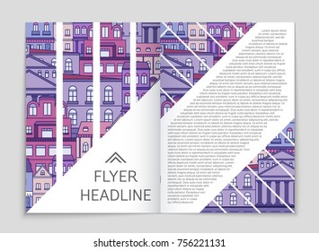 Abstract vector layout house background set. For art template design, list, page, mockup brochure theme style, banner, idea, cover, booklet, print, book, blank, card, ad, sign, sheet, flyer, a4