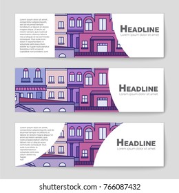 Abstract vector layout house background set. For art template design, list, page, mockup brochure theme style, banner, idea, cover, booklet, print, book, blank, card, ad, sign, sheet, flyer, a4