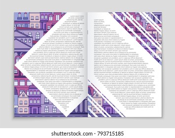 Abstract vector layout house background set. For art template design, list, page, mockup brochure theme style, banner, idea, cover, booklet, print, flyer, book, blank, card, ad, sign, sheet, flyer, a4