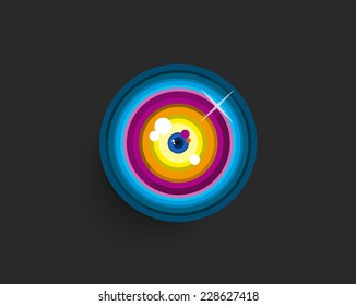 Abstract vector lens.