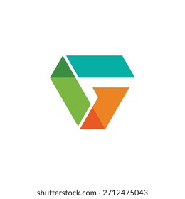 Abstrakter Vektor Buchstabe G Logo Design Element Illustration für Business Concept Template Zeichen Symbol Präsentation