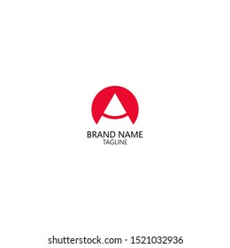 Abstract Vector Letter A Logo Icon