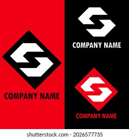Vorlage für abstrakte Vektor Letter S-Logo. Alphabet-Logo-Konzept, Buchstabe S Erstillustration, minimalistisches kreatives Logo