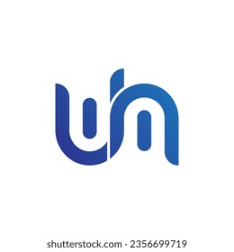 Abstract Vector Letter UN Logo