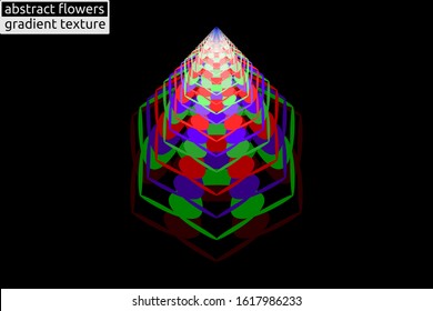 abstract vector light wall display 