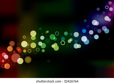 Abstract Vector Lights. Background Collection.