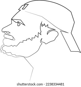 Abstract and vector line art