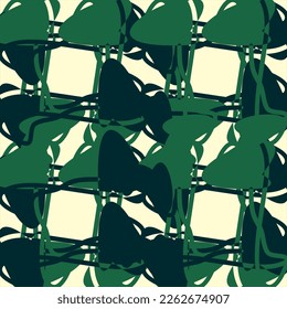 Abstract Vector Line Art Illustration. A Modern Seamless Pattern for Home Decor and Textiles.