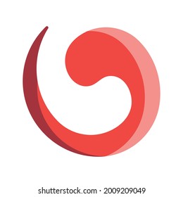 Vector abstracto, logotipo de arte de línea.