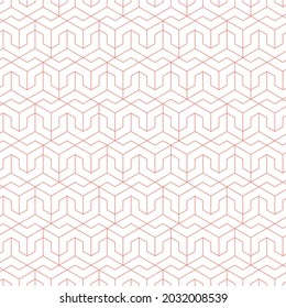 Abstract Vector Line Art Pattern Background Design. Stock Illustration.