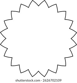 Ilustración abstracta del icono de la línea de Vector para industrial 