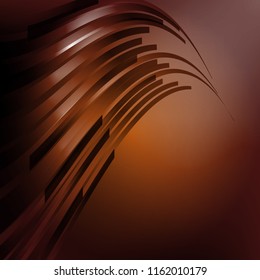 abstract vector line light orange glow background design