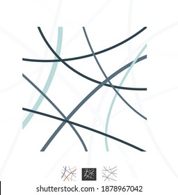 Abstract Vector Line Rectangle, Logo.