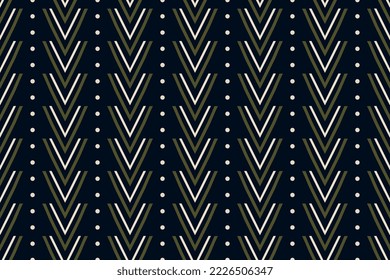 Abstract vector line shape pattern geometric motif basic continuous ornate background. Modern fabric design textile swatch ladies dress, man shirt all over block print. Black blue, white color palette