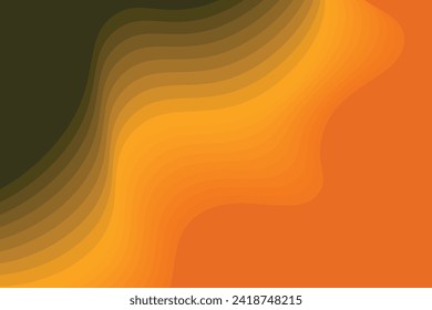 Resumen de diseño de fondo de onda de línea vectorial. onda suave de fondo abstracto. Líneas modernas de onda fluyendo. Vector en concepto de tecnología futurista, partícula, ciencia, música, moderna.
