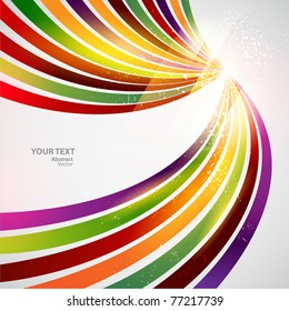 Abstract vector lines