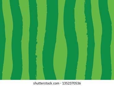 Abstract vector lines background. Green palette dry brush stroke lines.