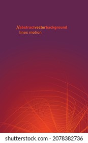 Abstract vector lines background. Modern technology background
