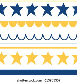 Abstract vector lines background seamless pattern