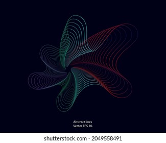 Abstract vector lines backround , blend lines 