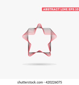 Abstract vector lines. Vector lines. Abstract vector illustration.