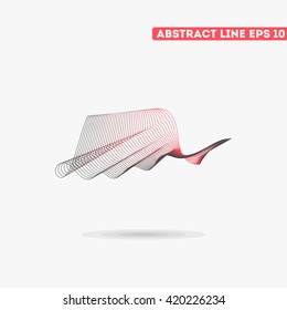 Abstract vector lines. Vector lines. Abstract vector illustration.