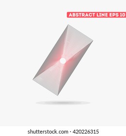 Abstract vector lines. Vector lines. Abstract vector illustration.