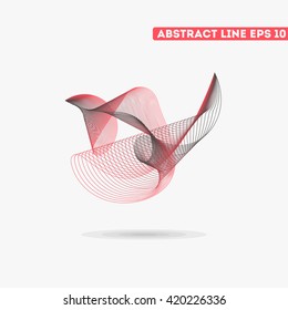 Abstract vector lines. Vector lines. Abstract vector illustration.