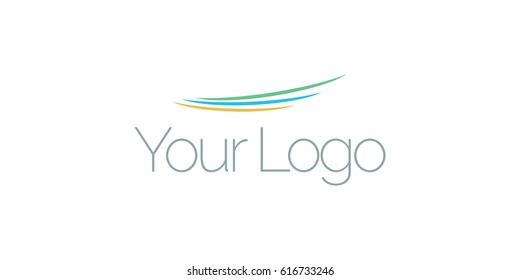 Abstract vector logo. Brand, icon. Creative Business Concept Vector Design - Isolated On White Background