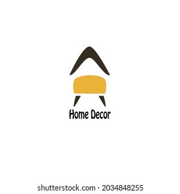 El logotipo del vector abstracto combina casa y letra A.