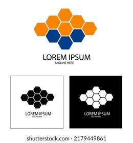 Abstract vector logo concept illustration