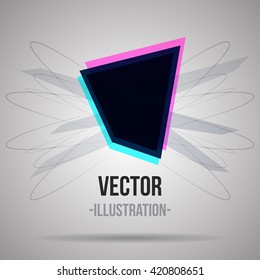 Abstract - vector logo concept illustration. Vector banner template. Design element.