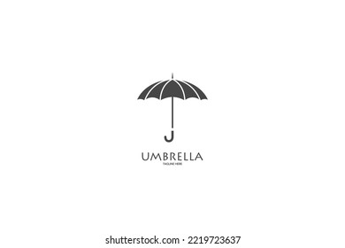 abstract vector logo design and background Umbrella