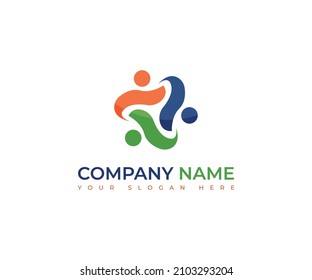 Abstract Vector Logo Design For Company