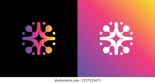 Elemento Abstractas del símbolo del icono del diseño del logotipo del Vector para la Plantilla empresarial moderna del software