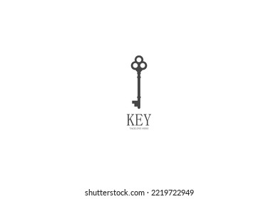 abstract vector logo design Key