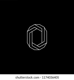 Abstract Vector Logo Design Template. Creative O OO OOO Concept Icon.