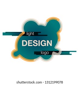 Abstract Vector Logo Design Template. Creative Wavy Concept Icon