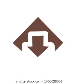 Abstract Vector Logo Design Template. symbol of the Creative Industry Concept