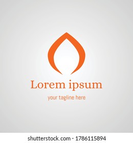 Abstract vector logo design template, creative logo template