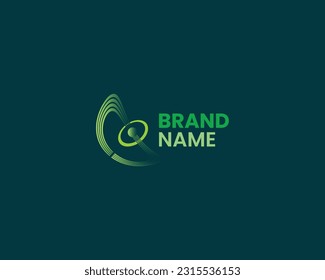 Abstract Vector Logo Design Template. Creative Round Concept Icon