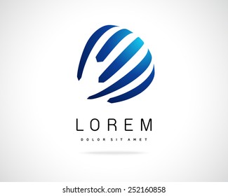 Abstract Vector Logo Design Template